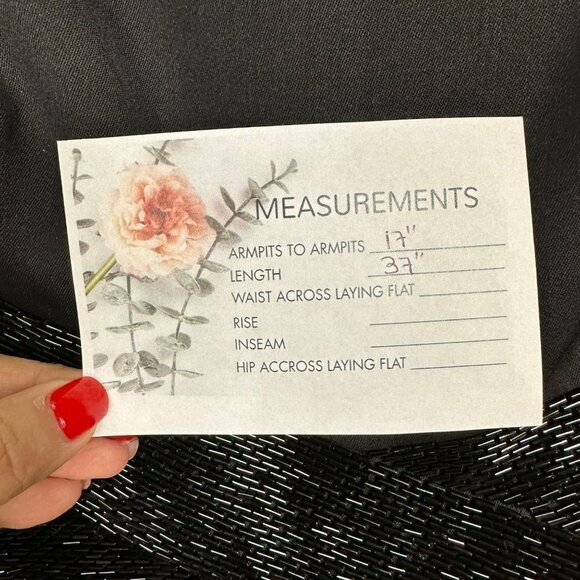 Ann Klein Black Sequioned Stretch Business Dress 4 - Picture 11 of 12